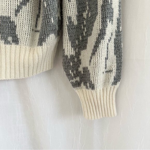 Sostanza Fashion Police Vintage Retro Puffy Arm Sweater Small - Picture 7 of 15